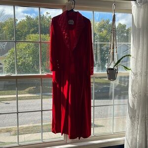 Neiman  and Marcus Red vintage robe
